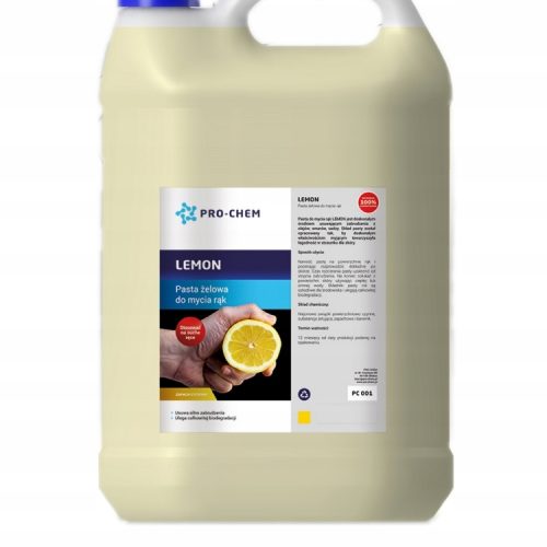 Гель-паста до миття рук з запахом лимону LEMON